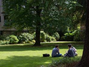Summer School participants between sessions