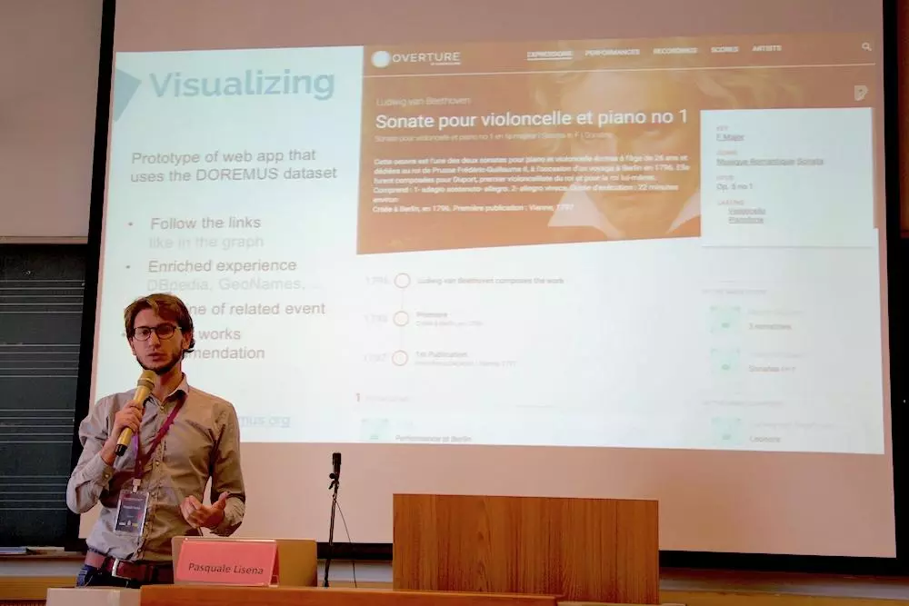 DLfM 2017: Pasquale Lisena presenting
